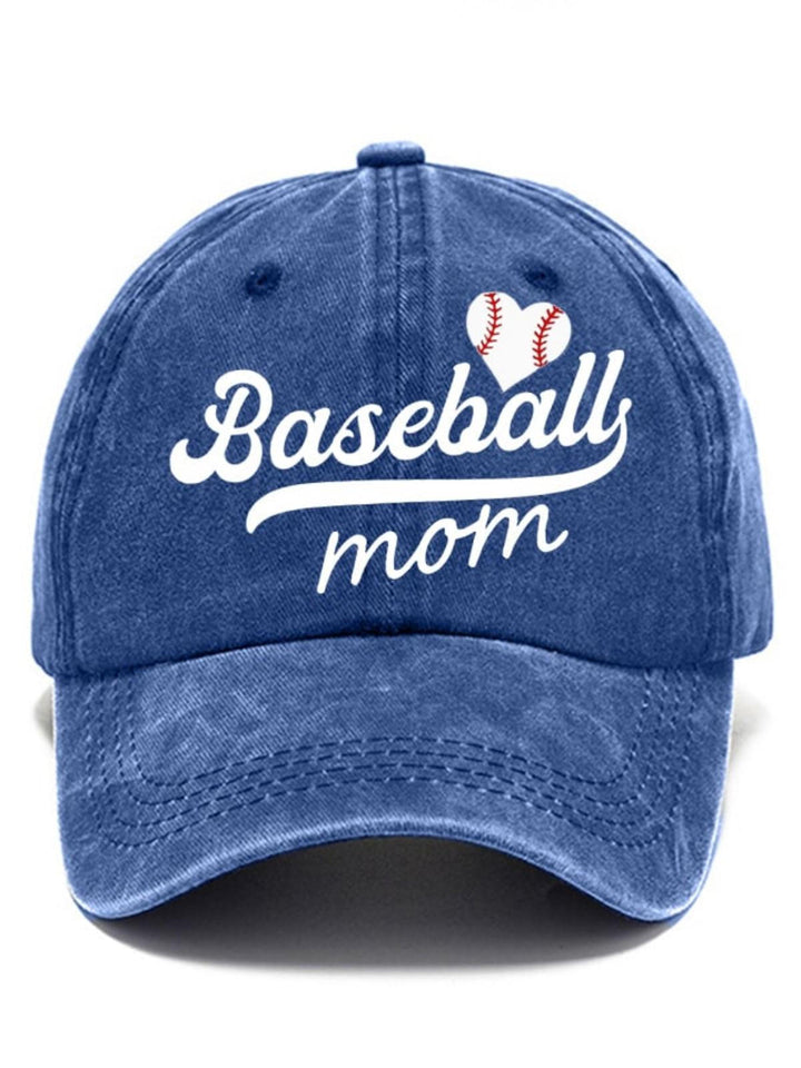 Baseball Mom Print Baseball Cap1