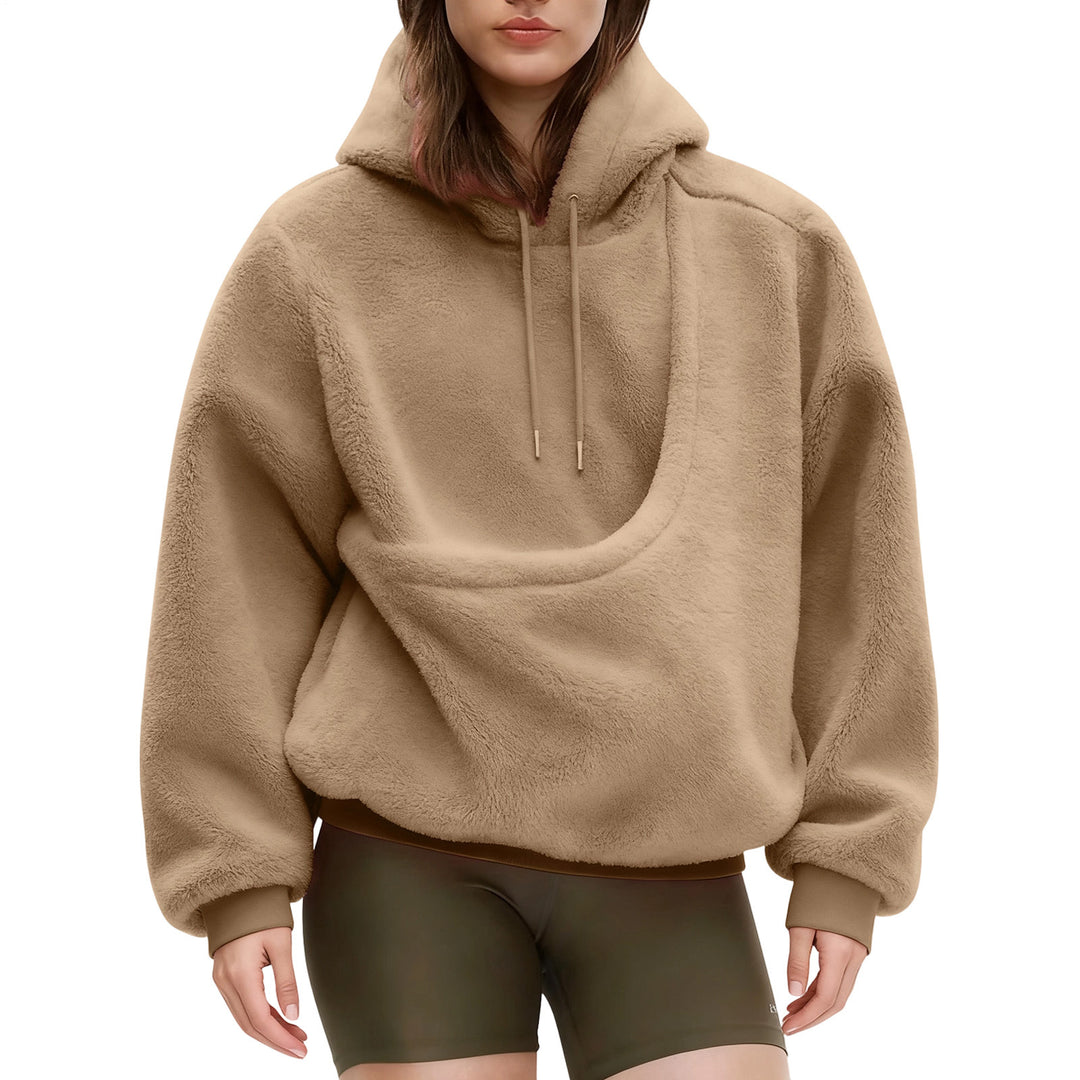 Pet Carrier Hoodie Fuzzy Solid Color Puppy Kitten Cat Holder Carriers Hoodies with Pocket for Home Sofa upgrade