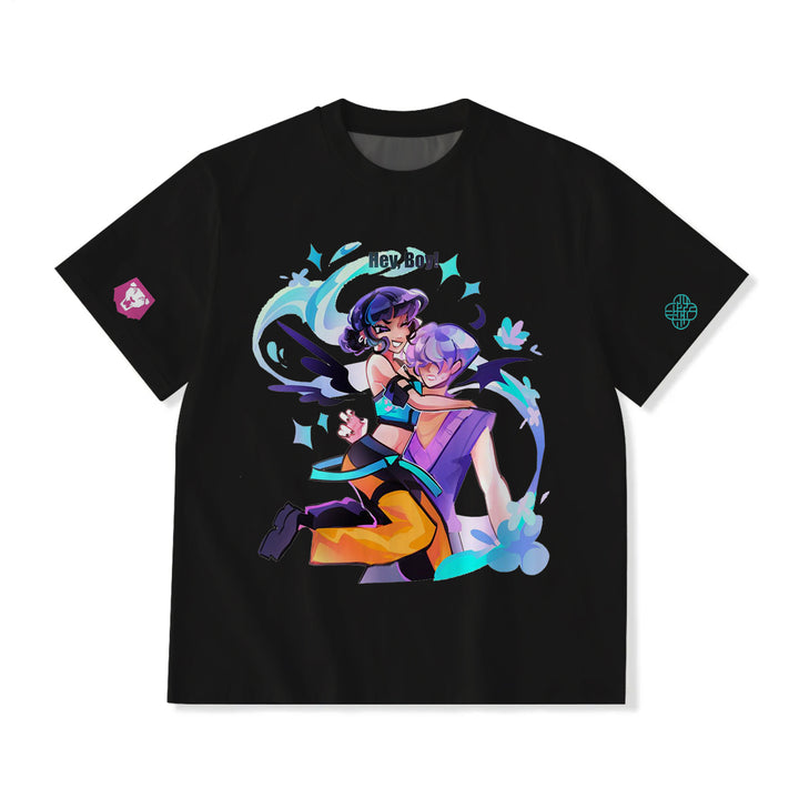 Demon Hunters Huntrix Print Crew Neck T-shirt