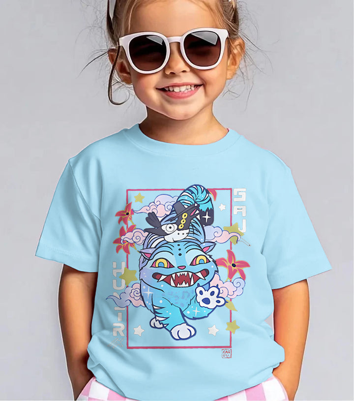 Demon Hunter Cute Children's Cotton T-Shirts