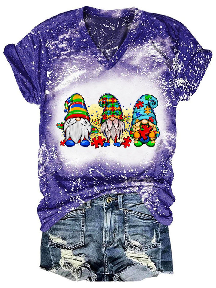 Women's Tie Dye Gnome T-Shirt