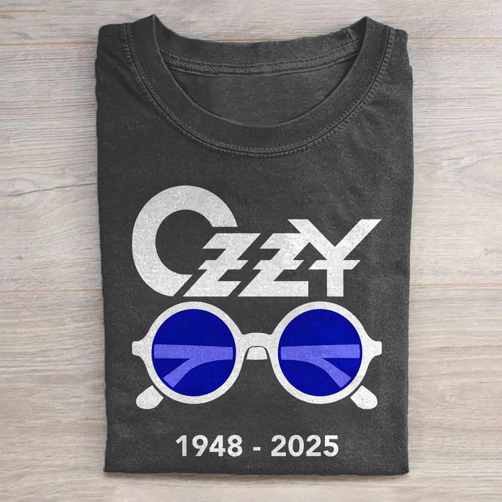 Ozzy Osbourne Retro Washed Cotton Crew Neck T-Shirt