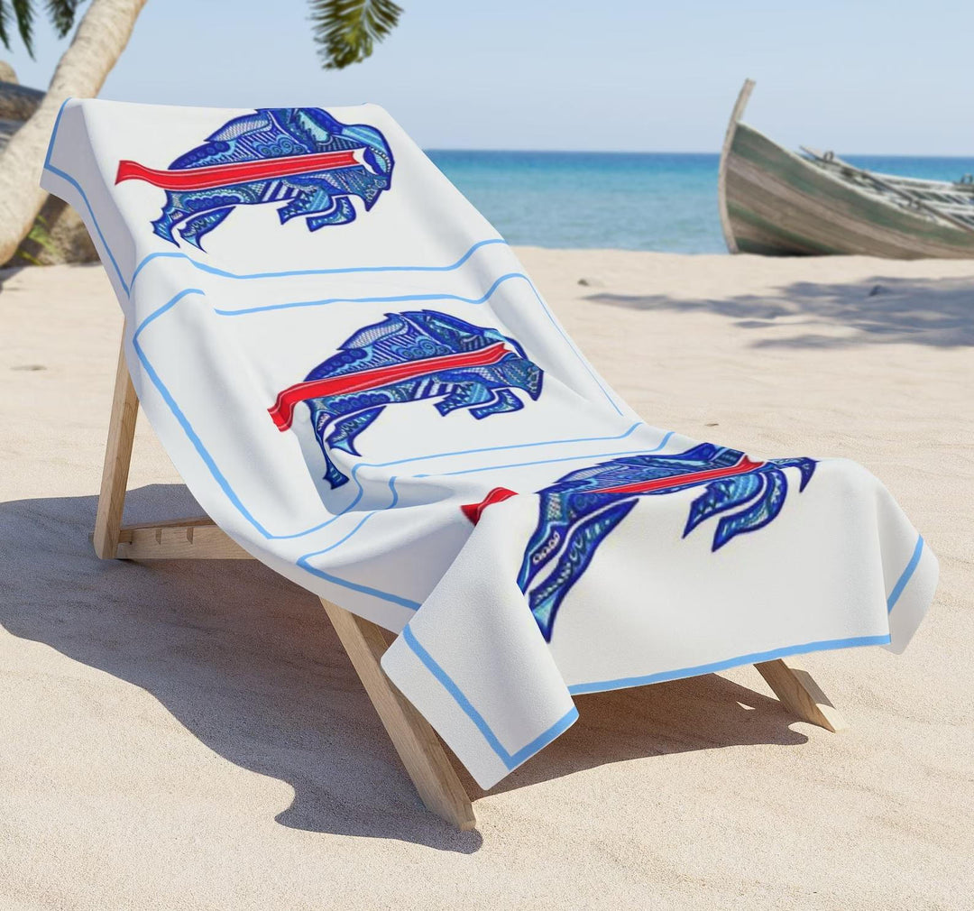 Buffalo Bills Flanell-Strandtuch 