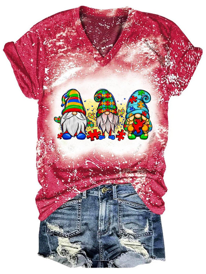 Women's Tie Dye Gnome T-Shirt