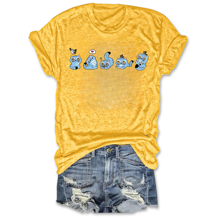 Kpop Demon Hunters Tiger Crew Neck T-shirt