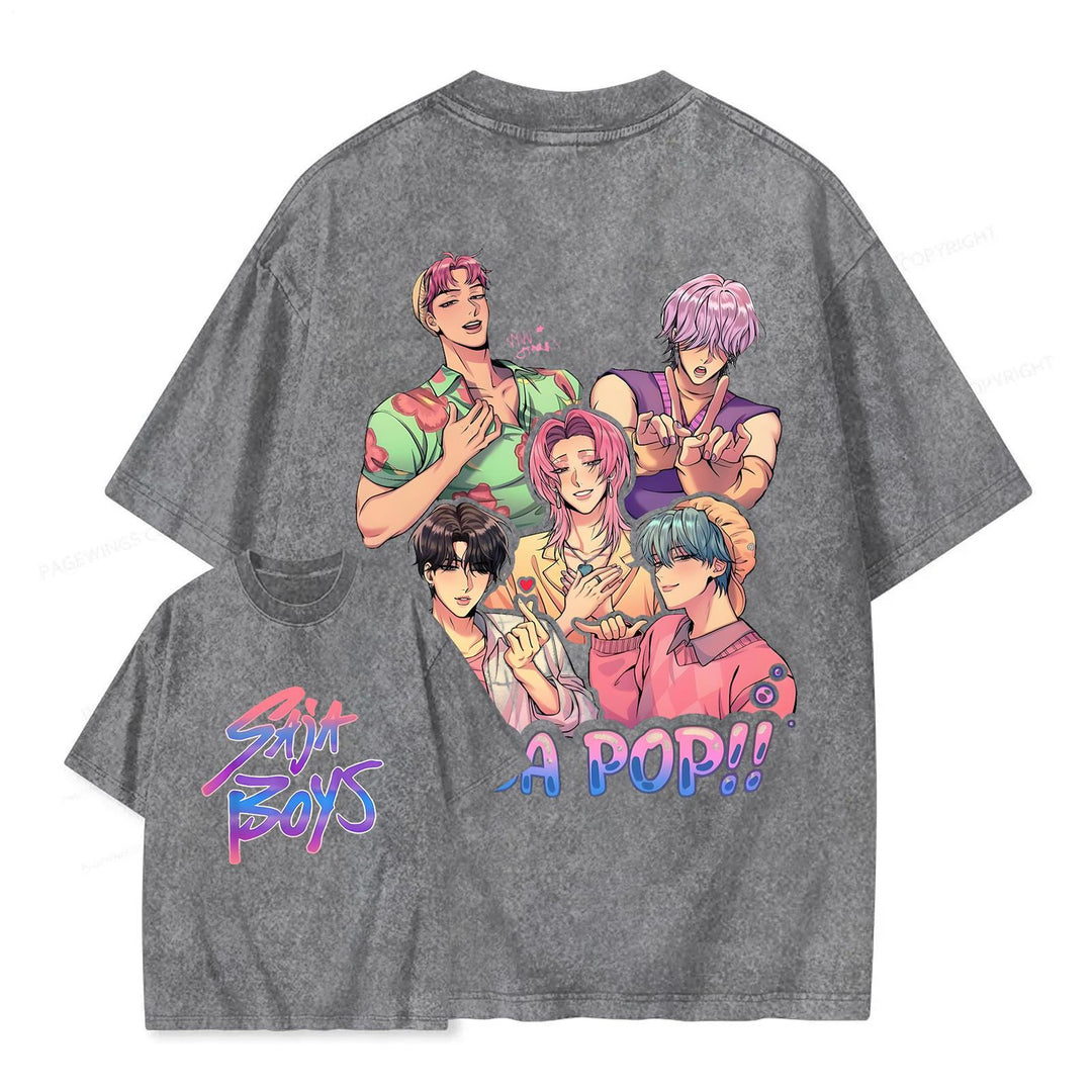Saja Boys Retro T-shirt