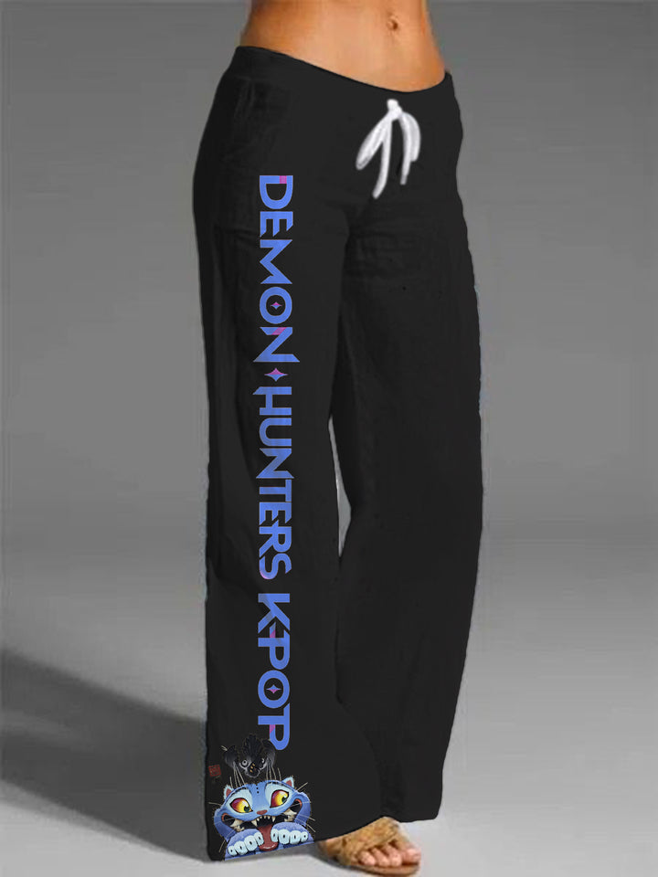 Demon Hunters Women's Printed Casual Pants
