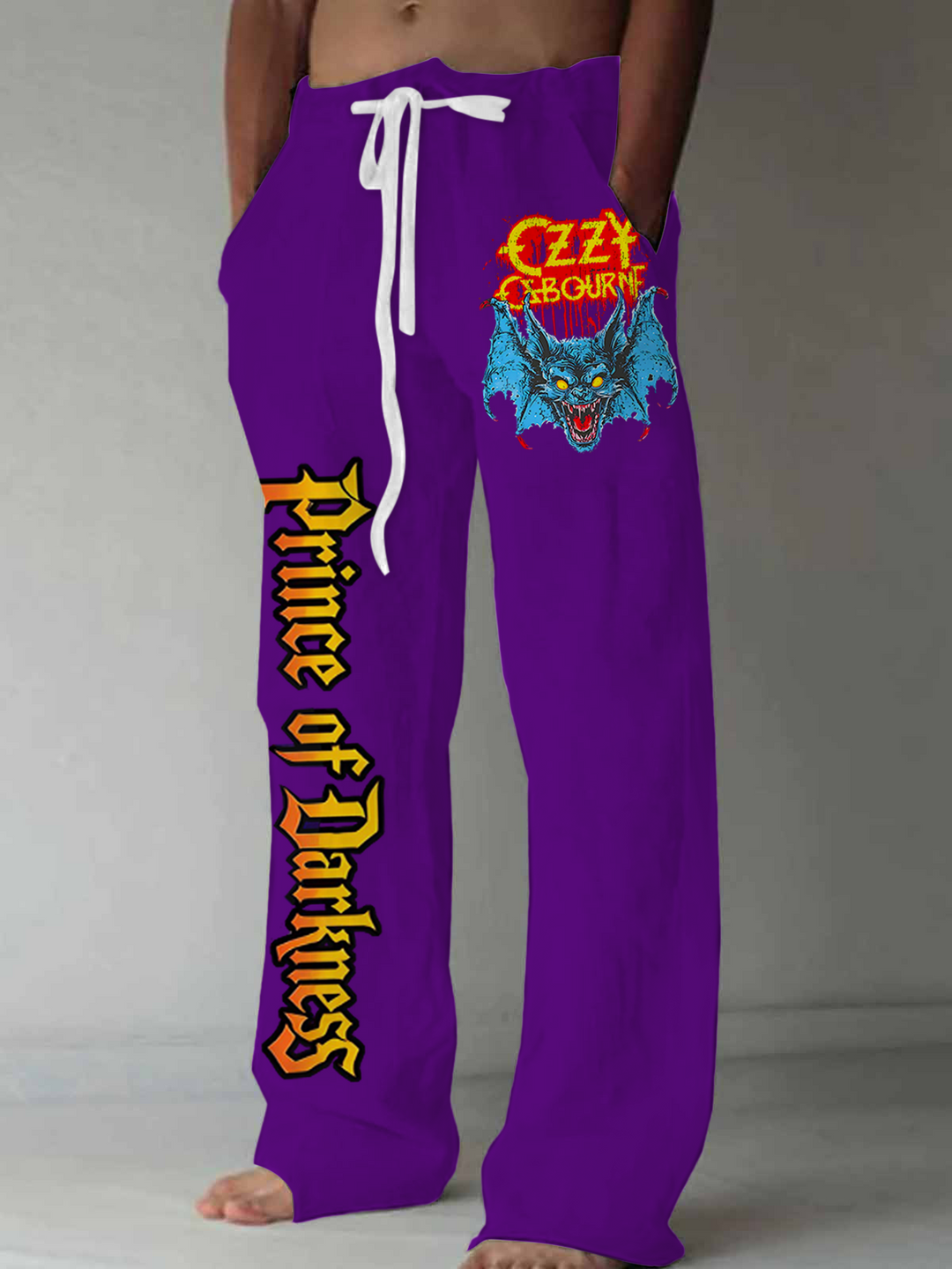 Ozzy Osbourne Bark at the Moon Men's Casual Elastic Waist Pants