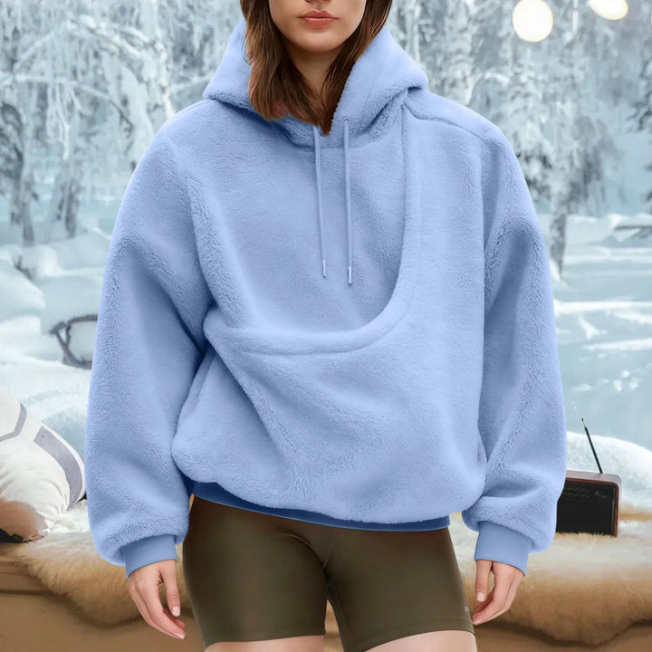 Pet Carrier Hoodie Fuzzy Solid Color Puppy Kitten Cat Holder Carriers Hoodies with Pocket for Home Sofa upgrade