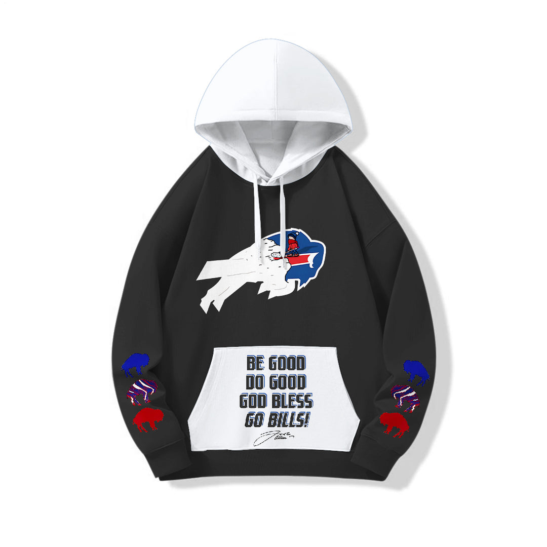 Buffalo Bills Football Hooded Pullover Sweatshirt