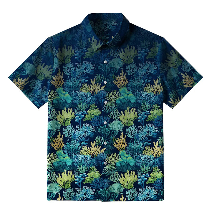 Underwater Coral Reef Button-up Shirt