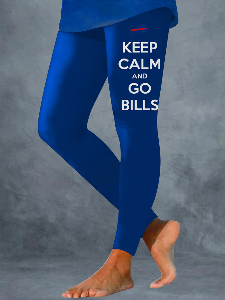 Buffalo Bills Football Print Leggings