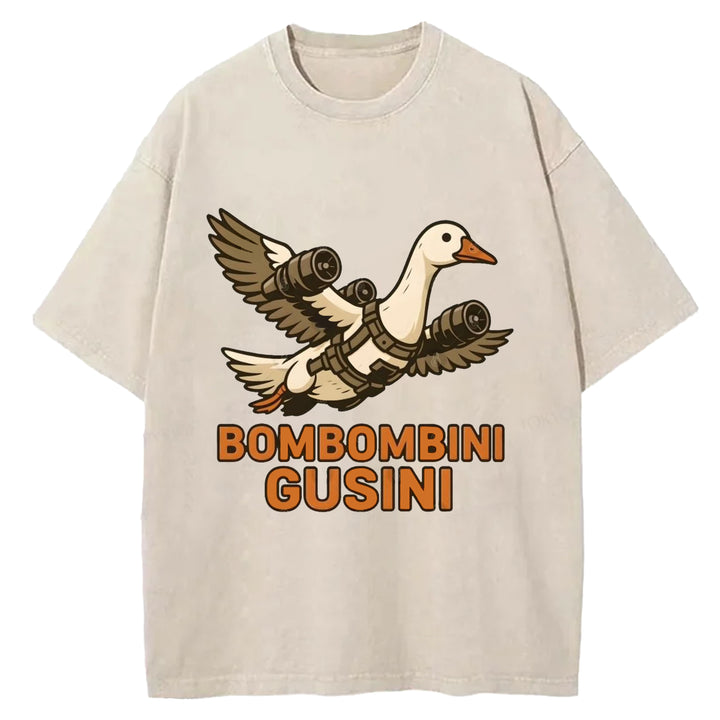 Fun Bomb Goose Retro T-shirt