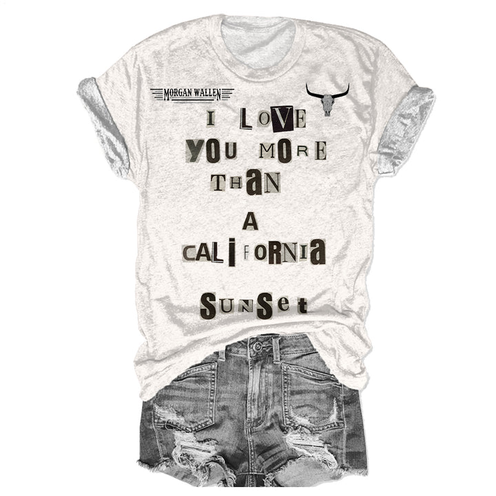Morgan Wallen Crew Neck T-shirt