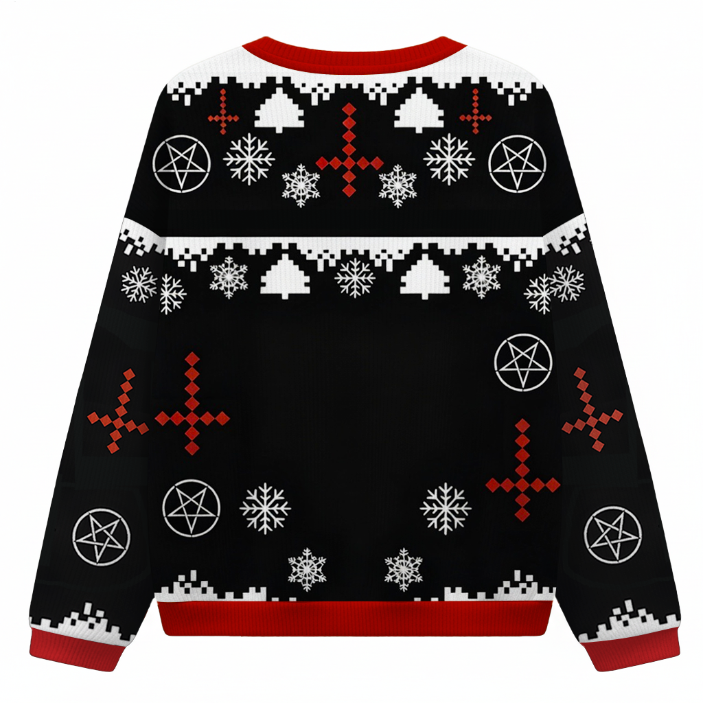 Men's Satan Claus Satanic Ugly Sweater