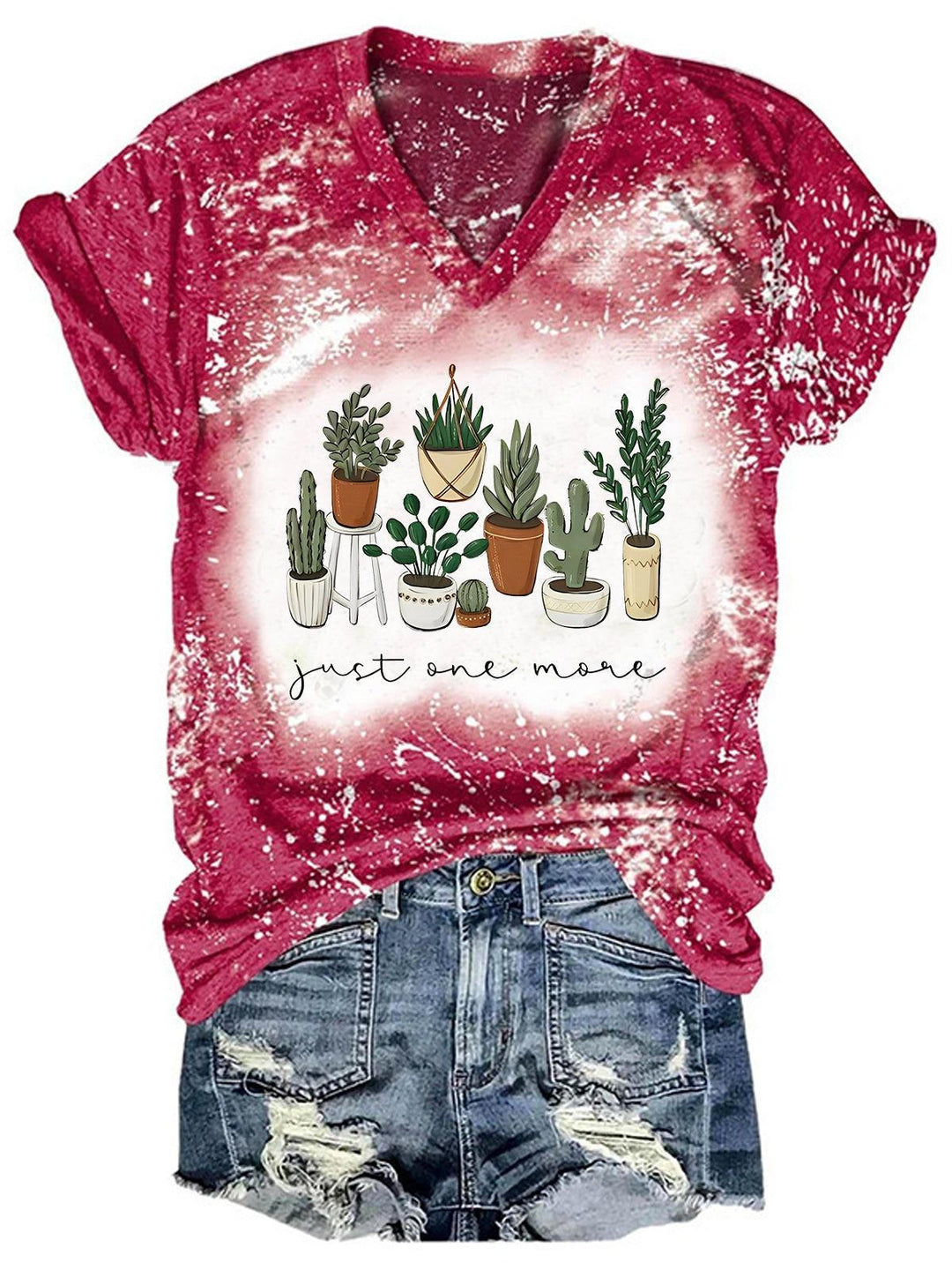 Women's Botanical Print Casual Top