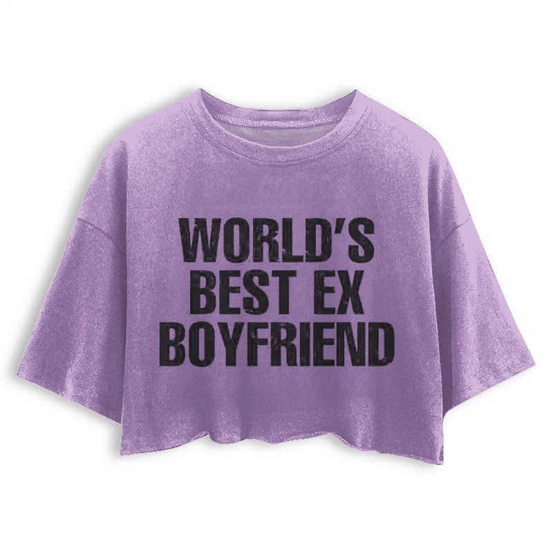 WORLD'S BEST EX BOYFRIEND Umbilized Women's T-shirt