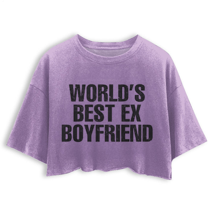 WORLD'S BEST EX BOYFRIEND Umbilized Women's T-shirt