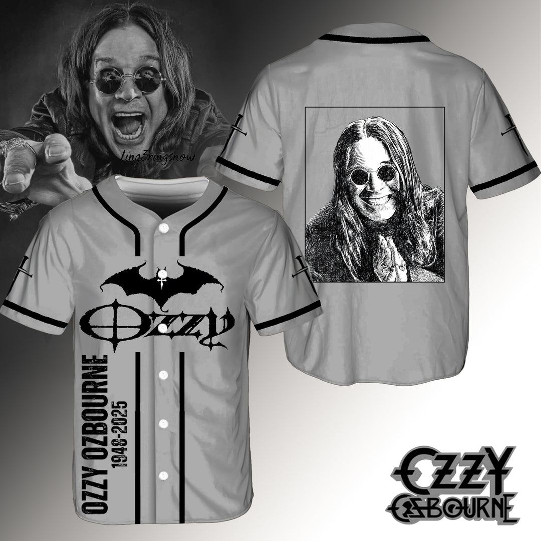 Ozzy Osbourne Baseball Jersey