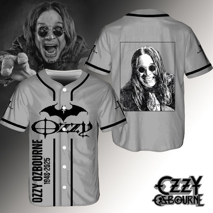 Ozzy Osbourne Baseball Jersey