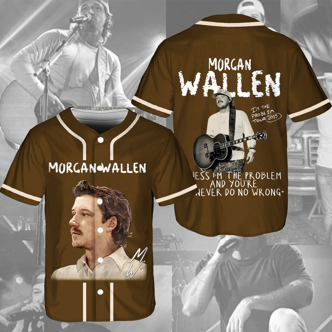 Morgan Wallen Baseball Jersey