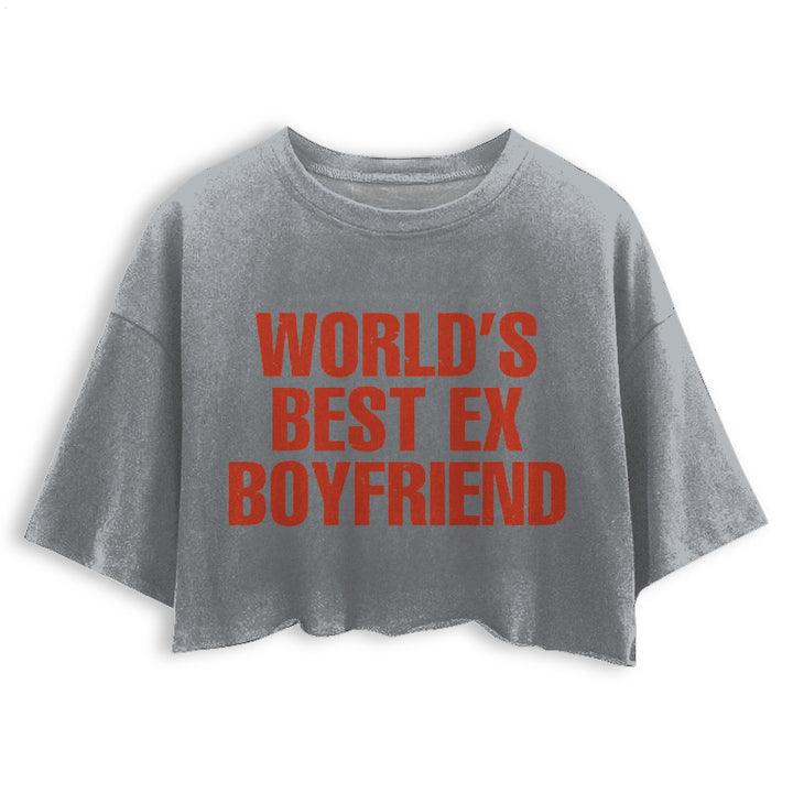 WORLD'S BEST EX BOYFRIEND Umbilized Women's T-shirt