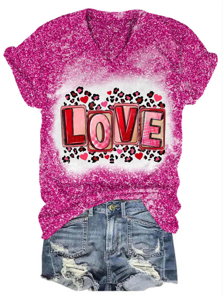 LOVE Valentine's Day Print Top