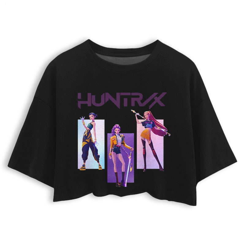 Demon Hunters Huntrix Umbilized Women's T-shirt