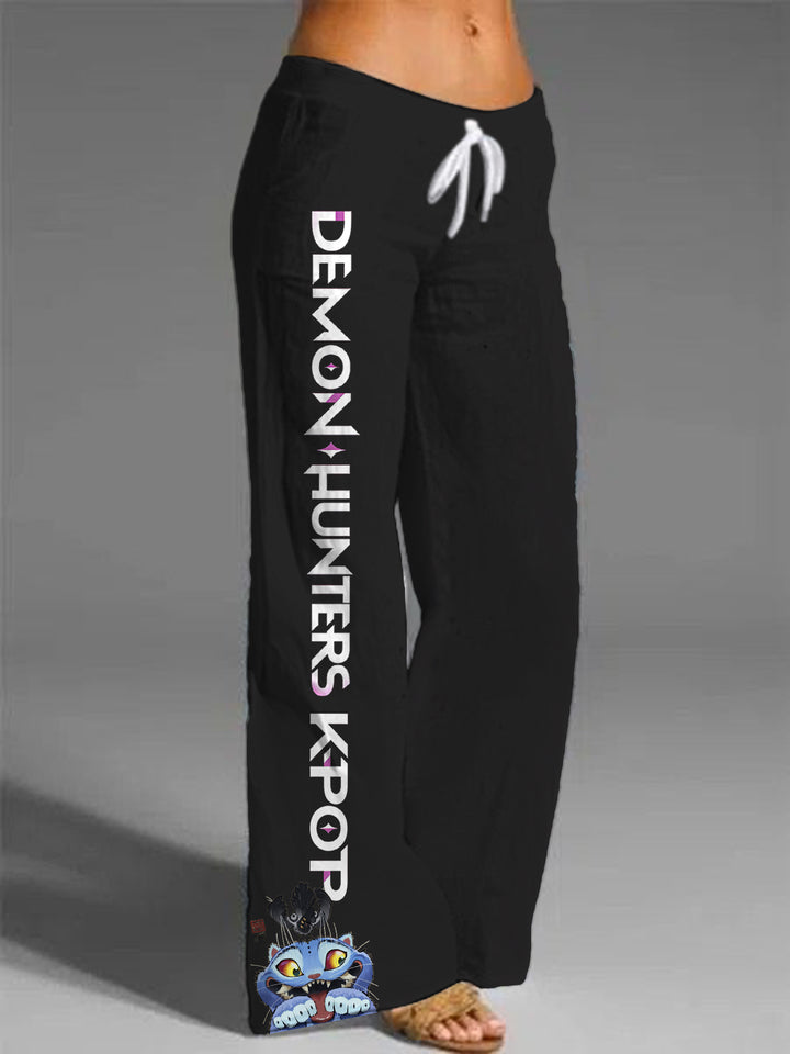 Demon Hunters Women's Printed Casual Pants