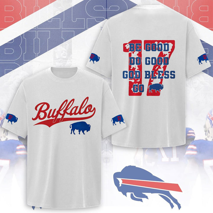 Buffalo Bills Football Unisex Cotton Crew Neck T-shirt