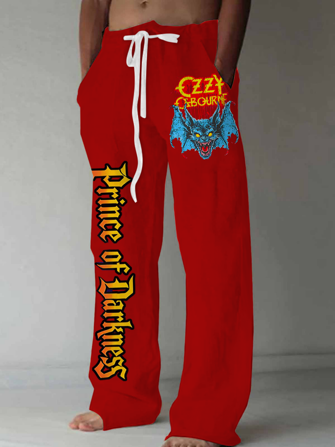 Ozzy Osbourne Bark at the Moon Men's Casual Elastic Waist Pants