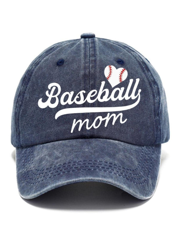 Baseball Mom Print Baseball Cap1