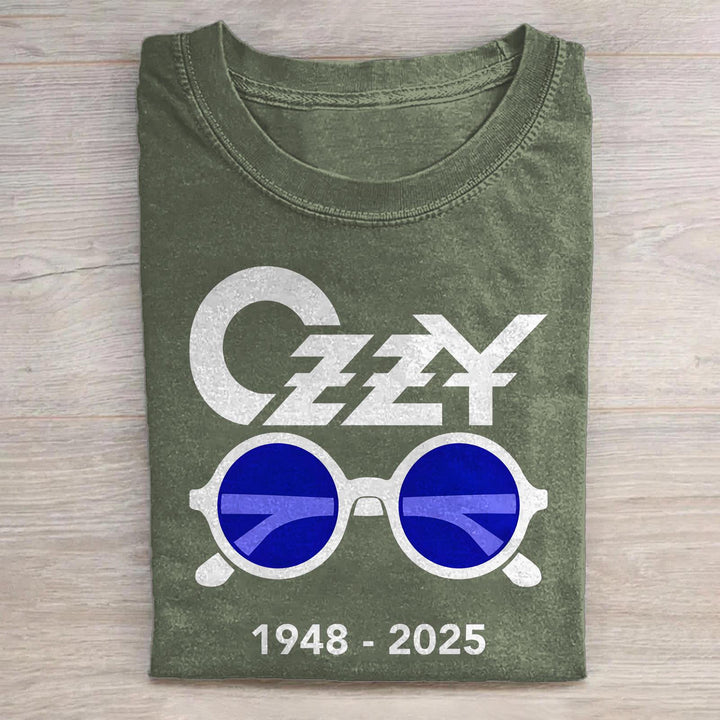 Ozzy Osbourne Retro Washed Cotton Crew Neck T-Shirt