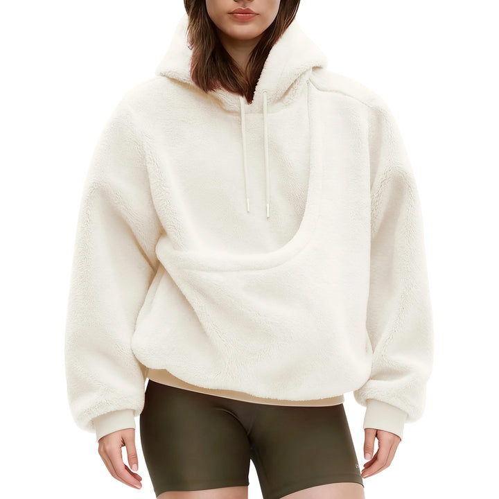 Pet Carrier Hoodie Fuzzy Solid Color Puppy Kitten Cat Holder Carriers Hoodies with Pocket for Home Sofa upgrade