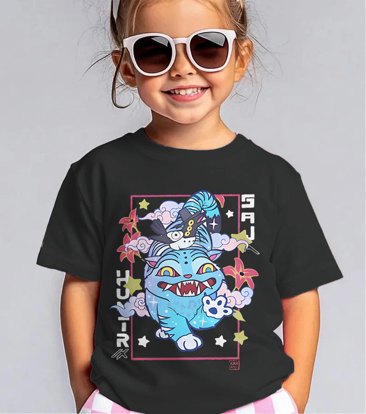 Demon Hunter Cute Children's Cotton T-Shirts