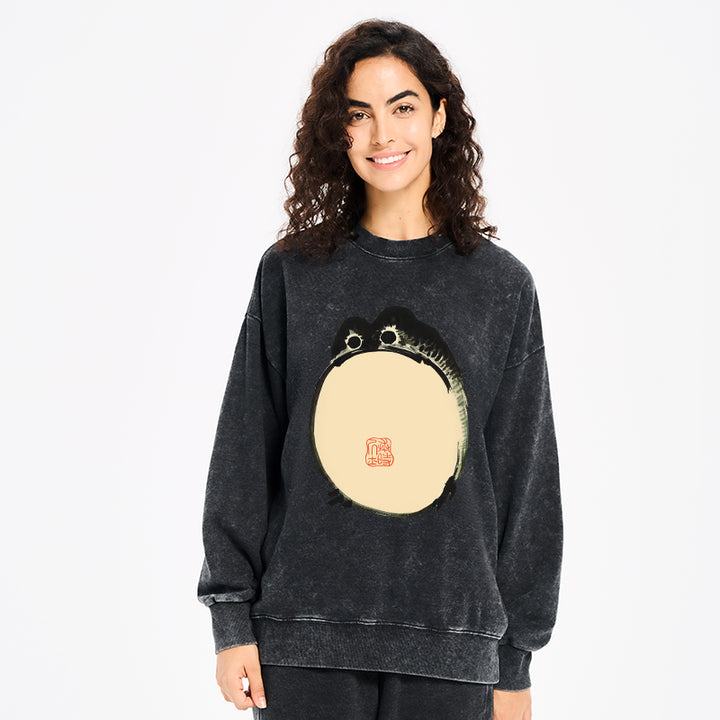 Grumpy Frog Japanese Washed Sweatshirt