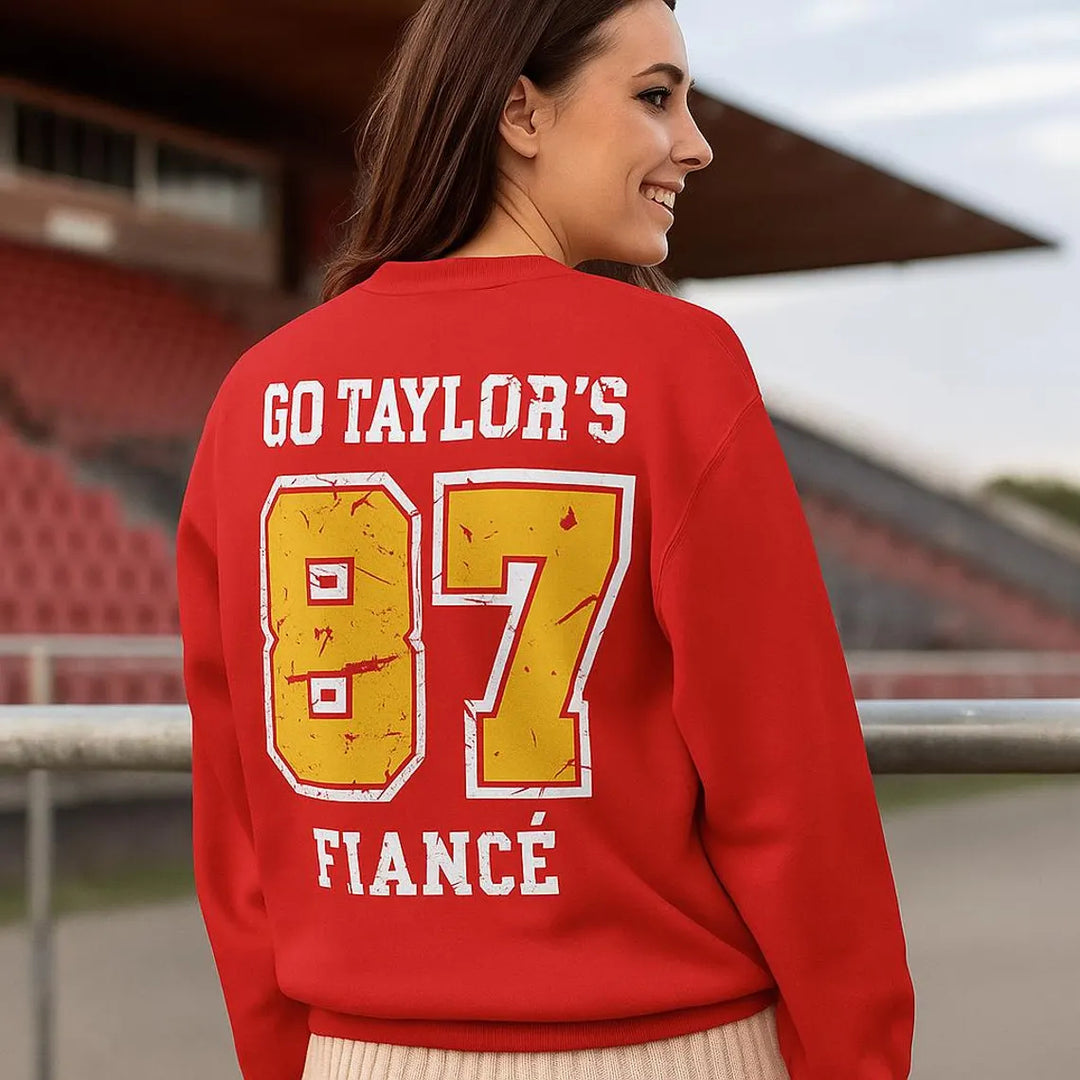 Go Taylor’s Fiance Printed Long Sleeve Casual Top