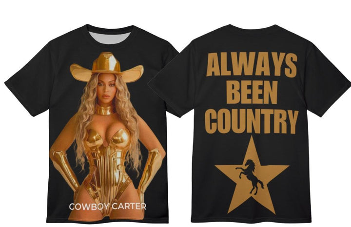 Beyonce Print Crew Neck T-shirt