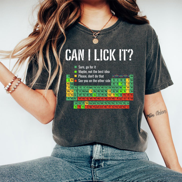 Can I Lick It Vintage Washed Crew Neck T-Shirt
