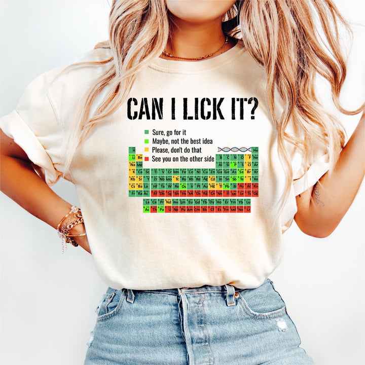 Can I Lick It Vintage Washed Crew Neck T-Shirt