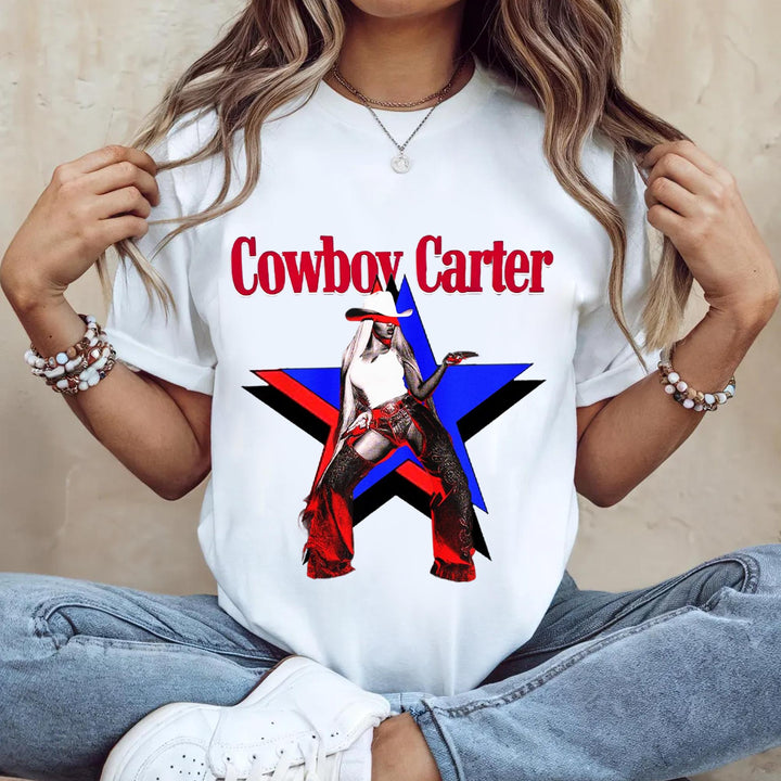 Beyonce Print Crew Neck T-shirt