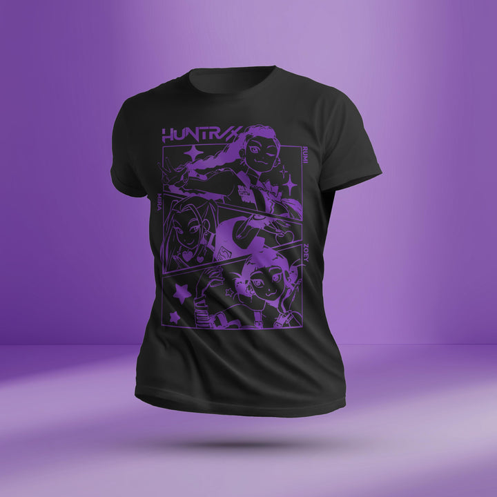 Demon Hunters Huntrix Print Crew Neck T-shirt