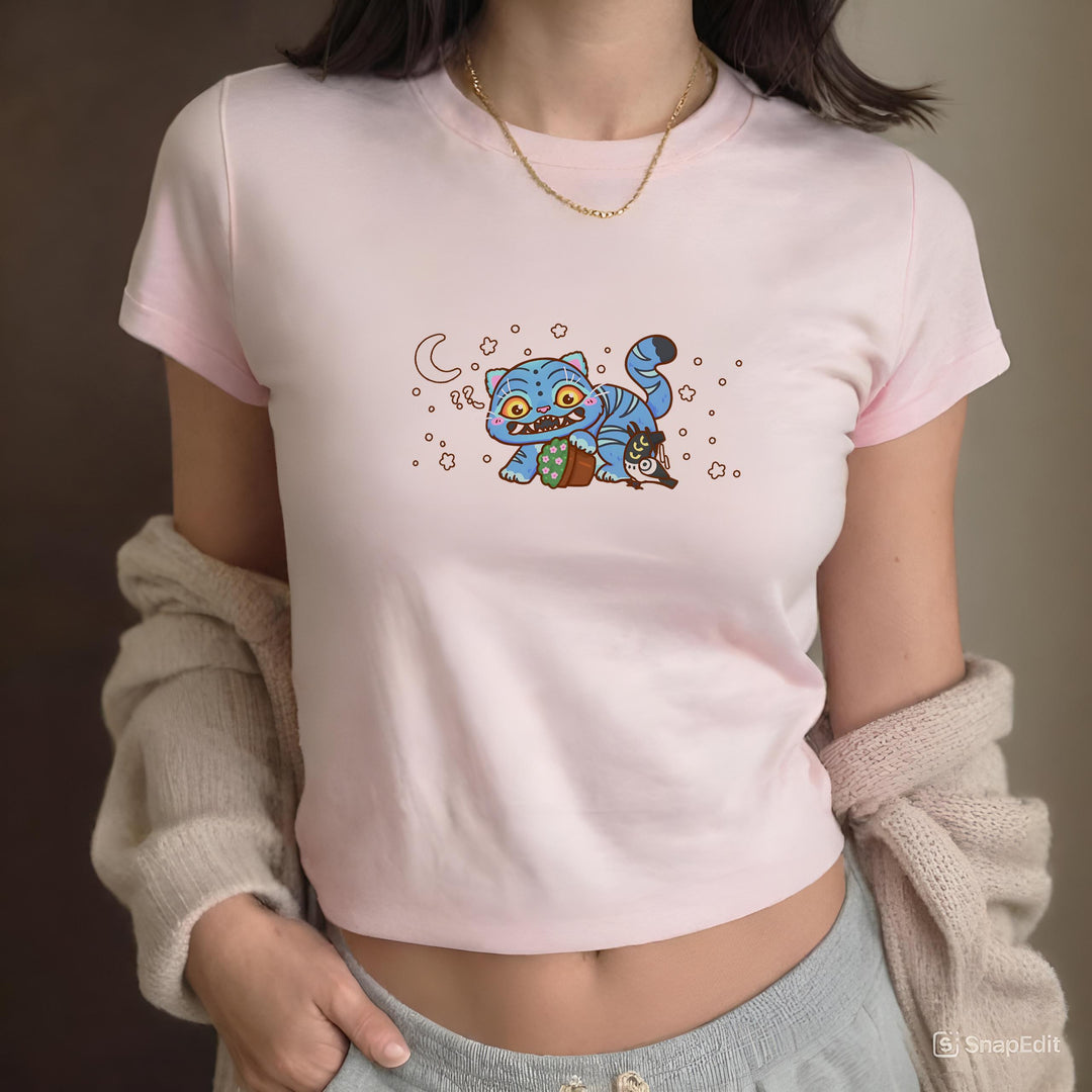 Demon Hunter Tiger Casual Short Sleeve T-Shirt