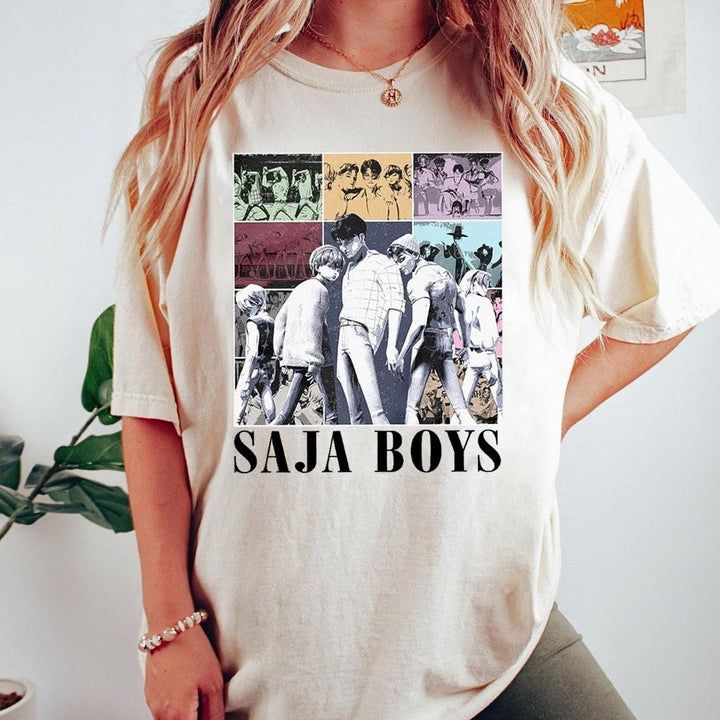 Huntrix Kpop Demo Movie Vintage Print Retro T-shirt