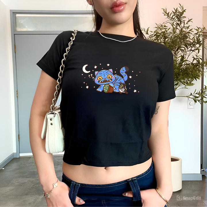 Demon Hunter Tiger Casual Short Sleeve T-Shirt