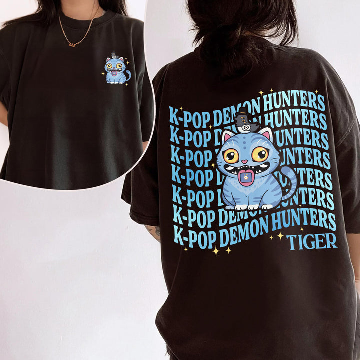 Demon Hunters Huntrix Print Crew Neck T-shirt