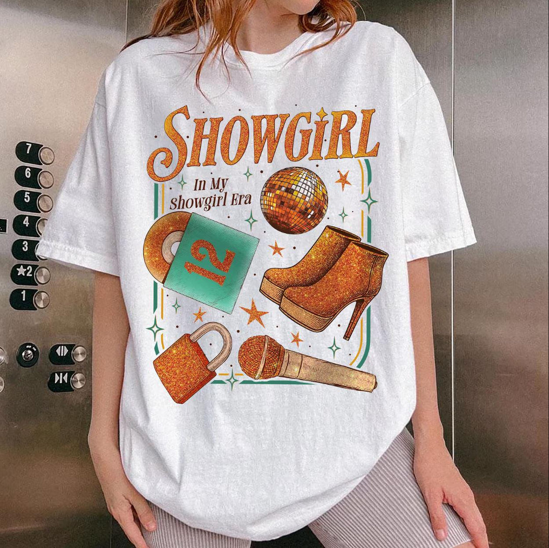 In My Showgirl Era Crew Neck T-shirt