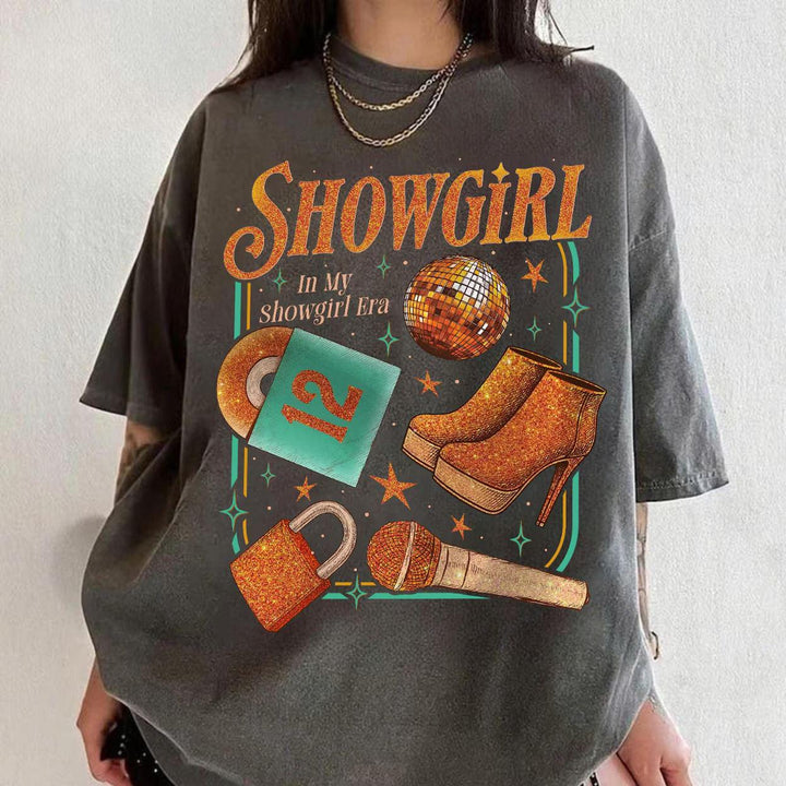 In My Showgirl Era Crew Neck T-shirt