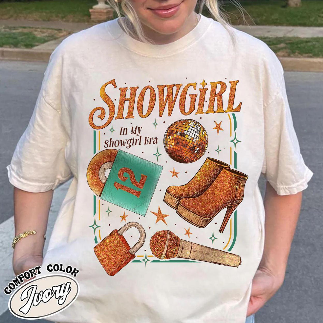 In My Showgirl Era Crew Neck T-shirt