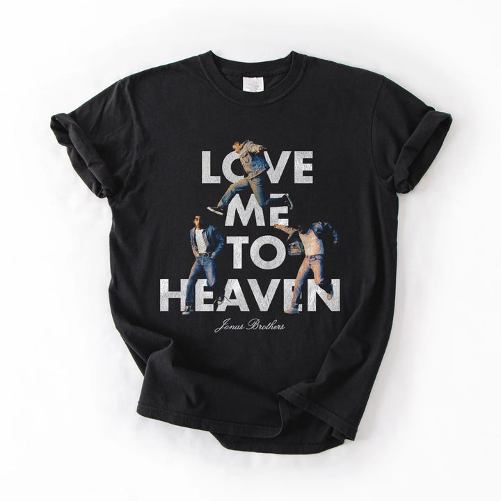 Love Me to Heaven Jonas Brothers Washed T-Shirt